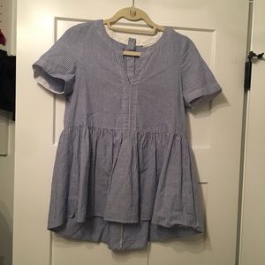 Anthropologie Peplum Top